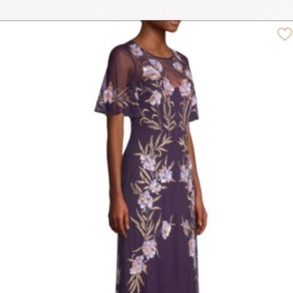 Sequin-Embellished Evening Gown